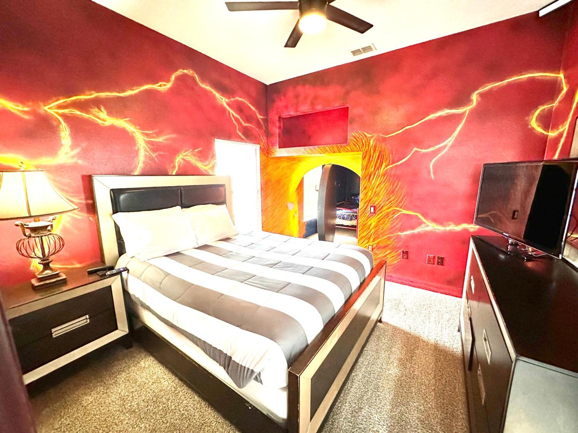 אורלנדו The Marvel Mansion 5Br Pool Home Near Disney World חדר תמונה
